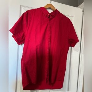 Guess Red Casual Button Down Shirt